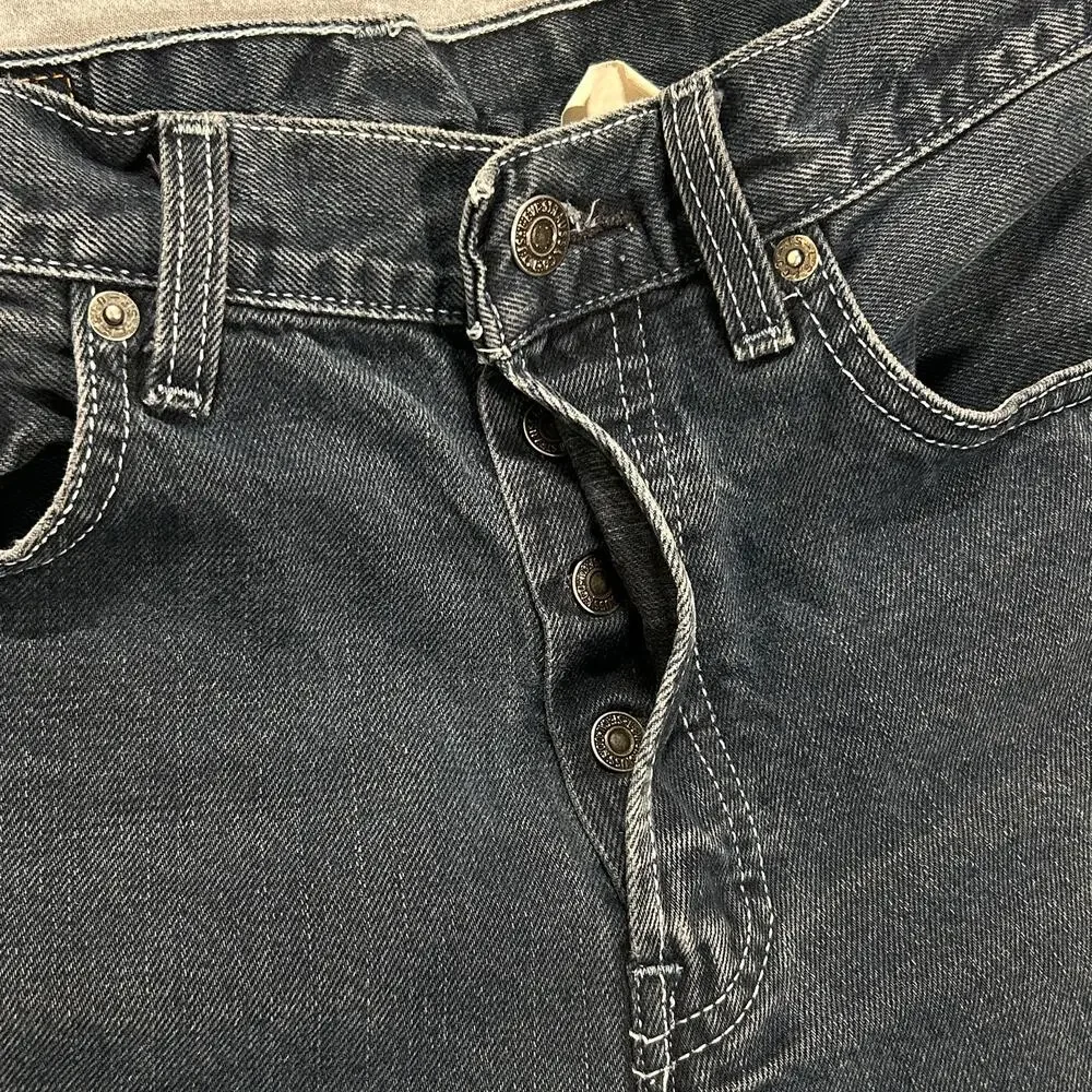 Vintage Y2K Levis 501 XX Jeans Dark Wash Mens 30x31 2003 Made in Mexico